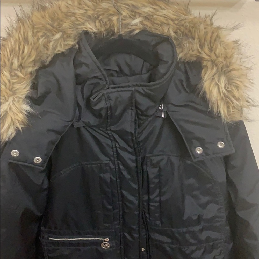 Michael Kors Insulated Parka Jacket Faux Fur XLong